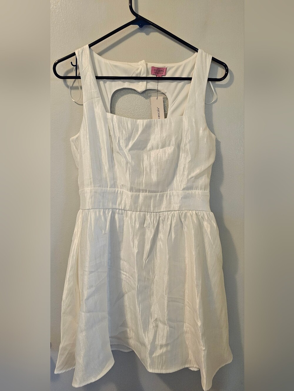 Francesca's Mi Ami White Mini‎ Dress  Women's Size S NWT